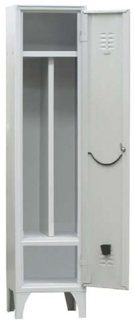 ARMADIO SPOGLIATOIO CON TRAMEZZA e PORTA SCARPE INFERIORE